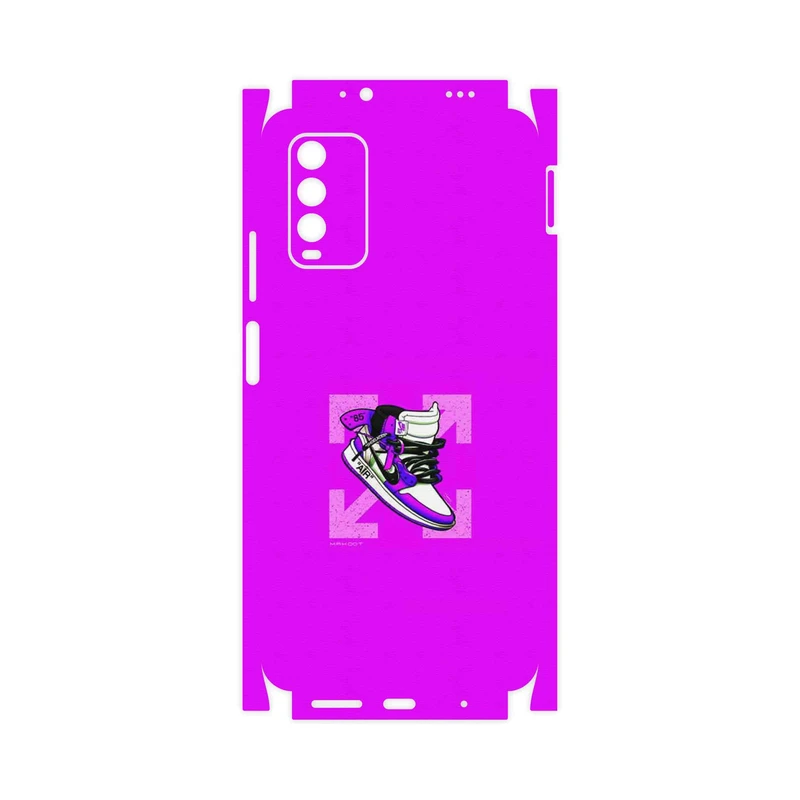 برچسب پوششی ماهوت مدل Nike Air Sneaker Digital Art-FullSkin مناسب برای گوشی موبایل شیائومی Redmi Note 9 4G