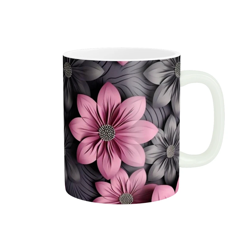 ماگ پاد آفرین طرح گل کد 4275