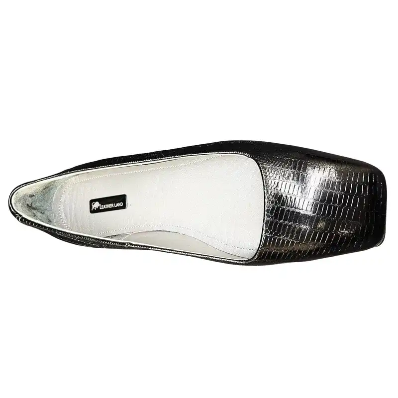 کفش زنانه سرزمین چرم مدل 1625 رنگ مشکی