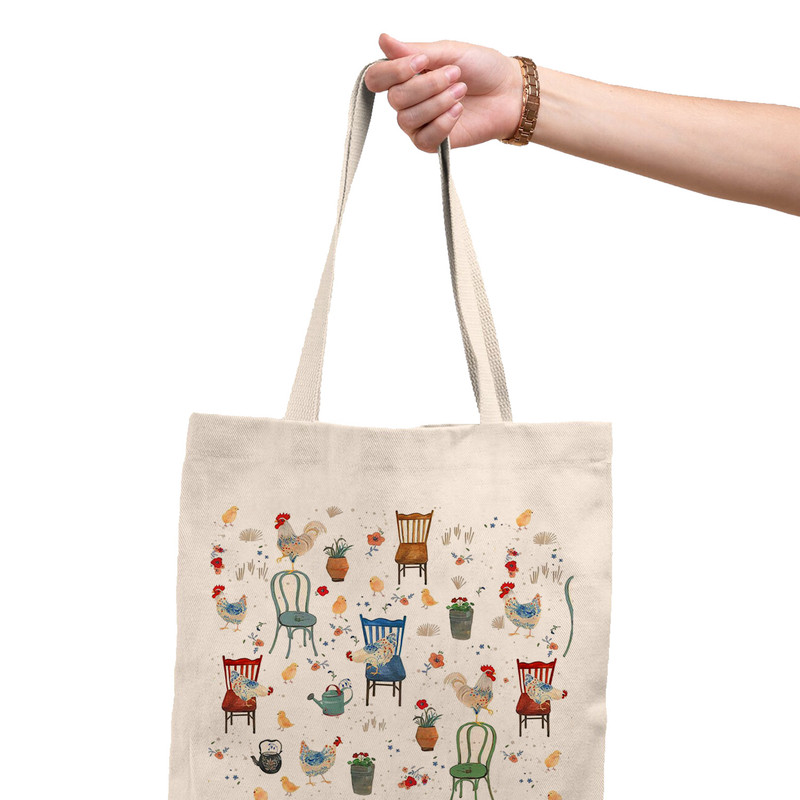 ساک خرید ترمه طراحان ایده مدل مزرعه کد strm1110 - L