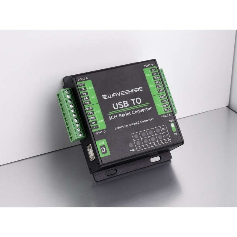 مبدل صنعتی USB به سریال ویوشیر مدل USB TO 4CH Serial Converter