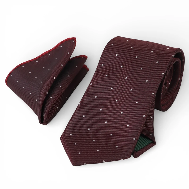 ست کراوات و دستمال جیب مردانه نسن مدل V56