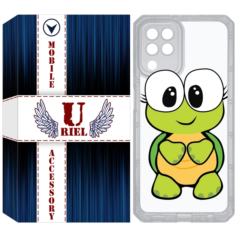 کاور یوریل مدل Clear کد 59 طرح لاکپشت مناسب برای گوشی موبایل سامسونگ Galaxy A22 4G / M32 / M22