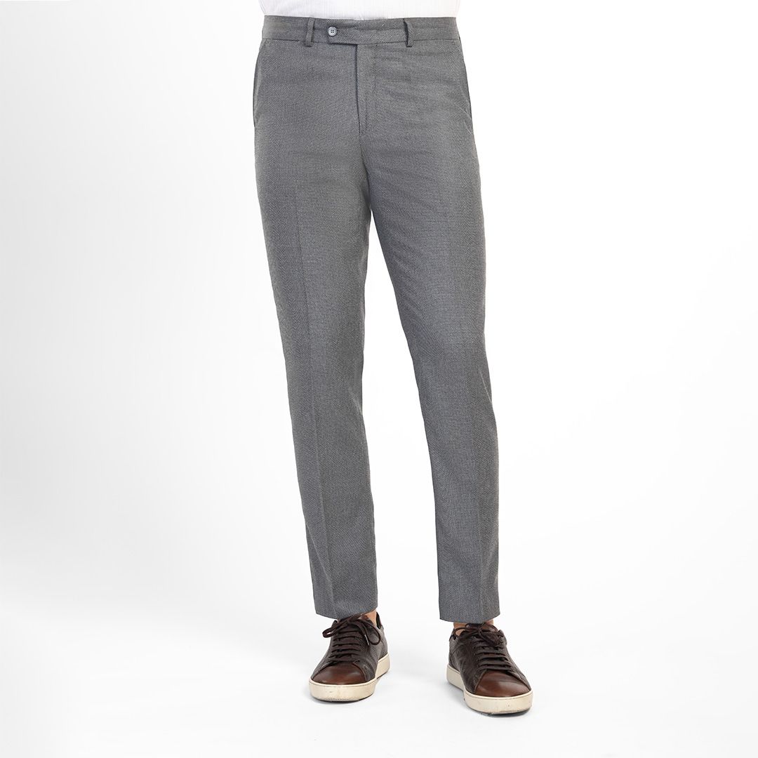 شلوار پارچهای اسلیم فیت مردانه ام کی مدل 2109 - - 1