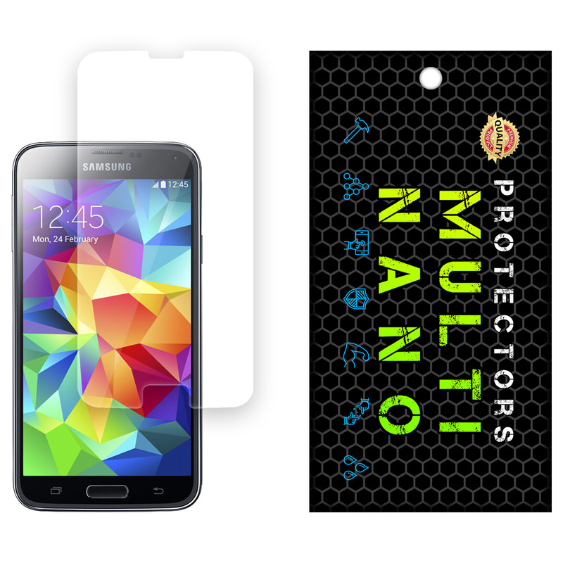 محافظ صفحه نمایش شفاف مولتی نانو مدل X-S1N مناسب برای گوشی موبایل سامسونگ Galaxy S5 Plus