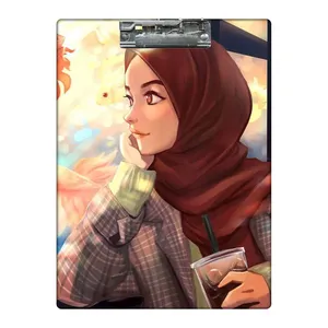 تخته شاسی طرح دختر و کافه و رویا کد  7585645 سایز A4