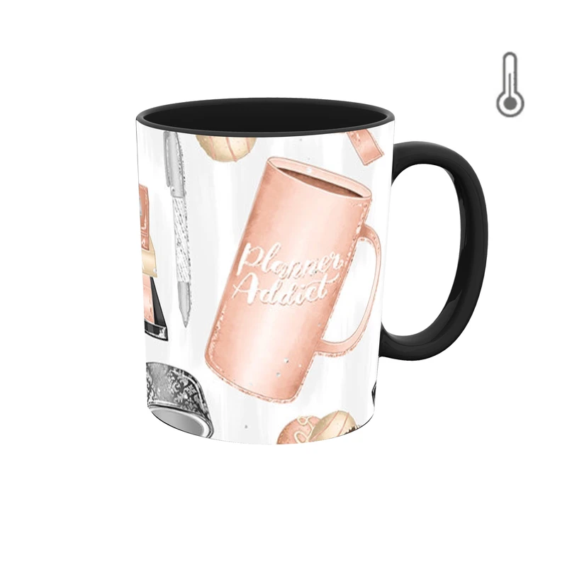 ماگ حرارتی طرح گرافیکی مدل کافی و قهوه coffee