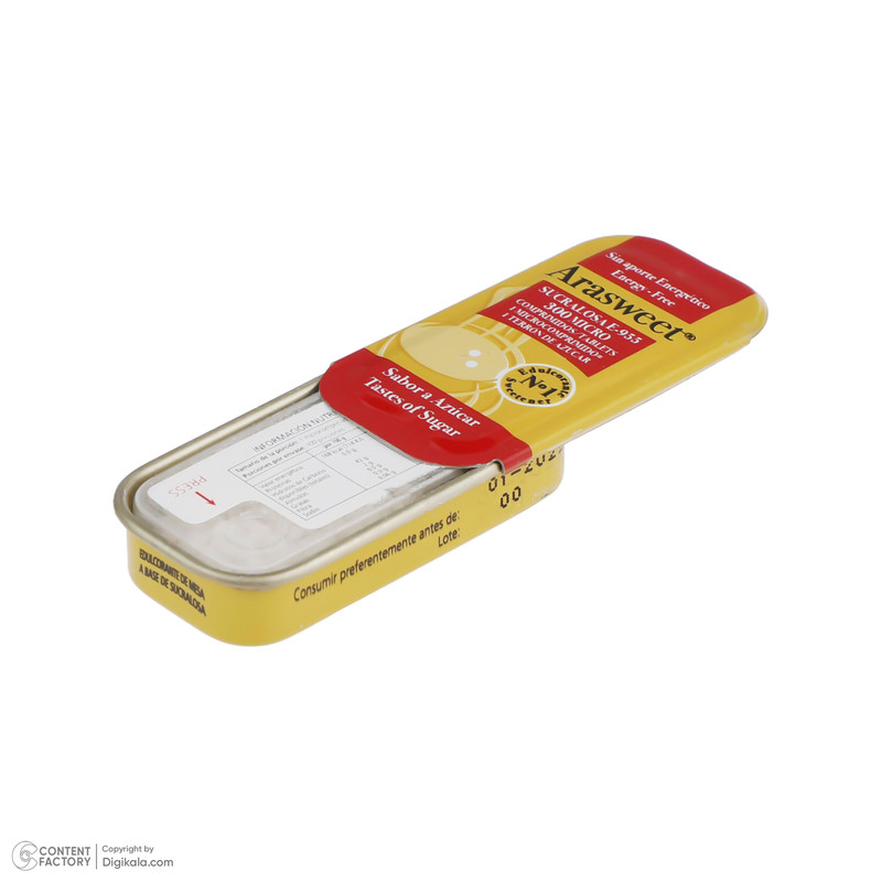 قرص شیرین کننده 0% کالری آراسوییت بسته 300 عددی