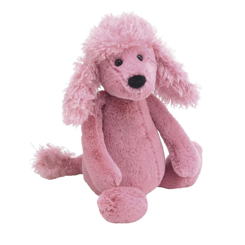 عروسک جلی کت طرح سگ پودل مدل Bashful Poodle Dog کد SZ2/78 ارتفاع 30 سانتی‌متر