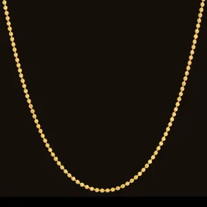 زنجیر طلا 18 عیار زنانه طلای مستجابی مدل بال چین کد B40