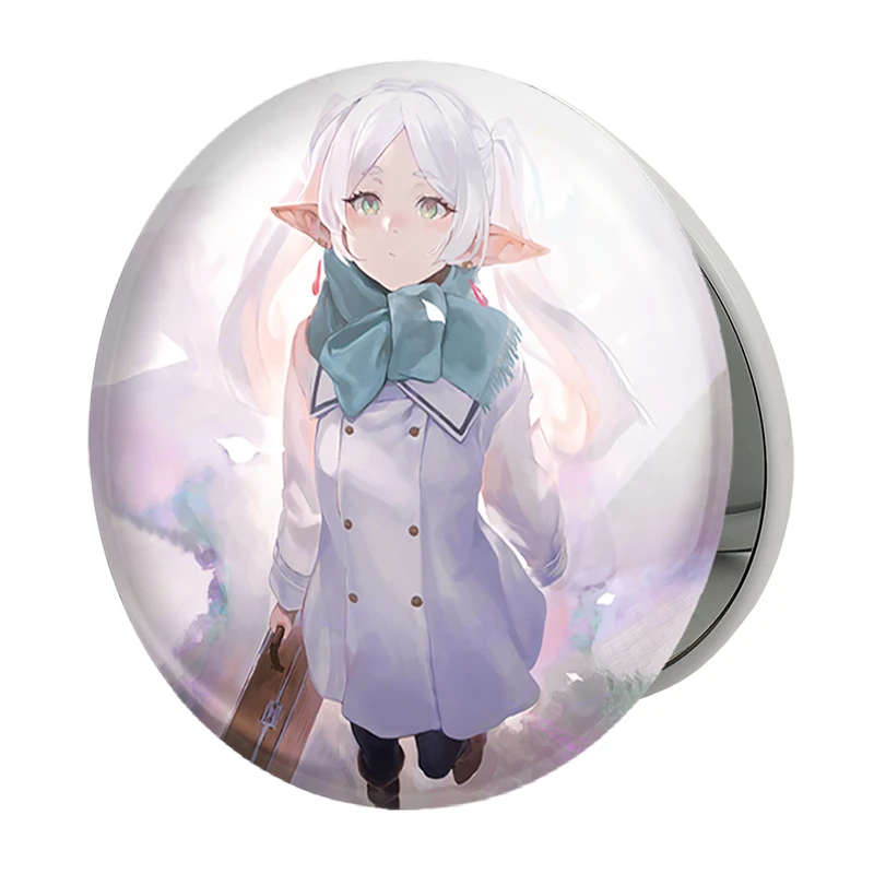 آینه جیبی خندالو طرح انیمه فریرن (Frieren) مدل تاشو کد 33916