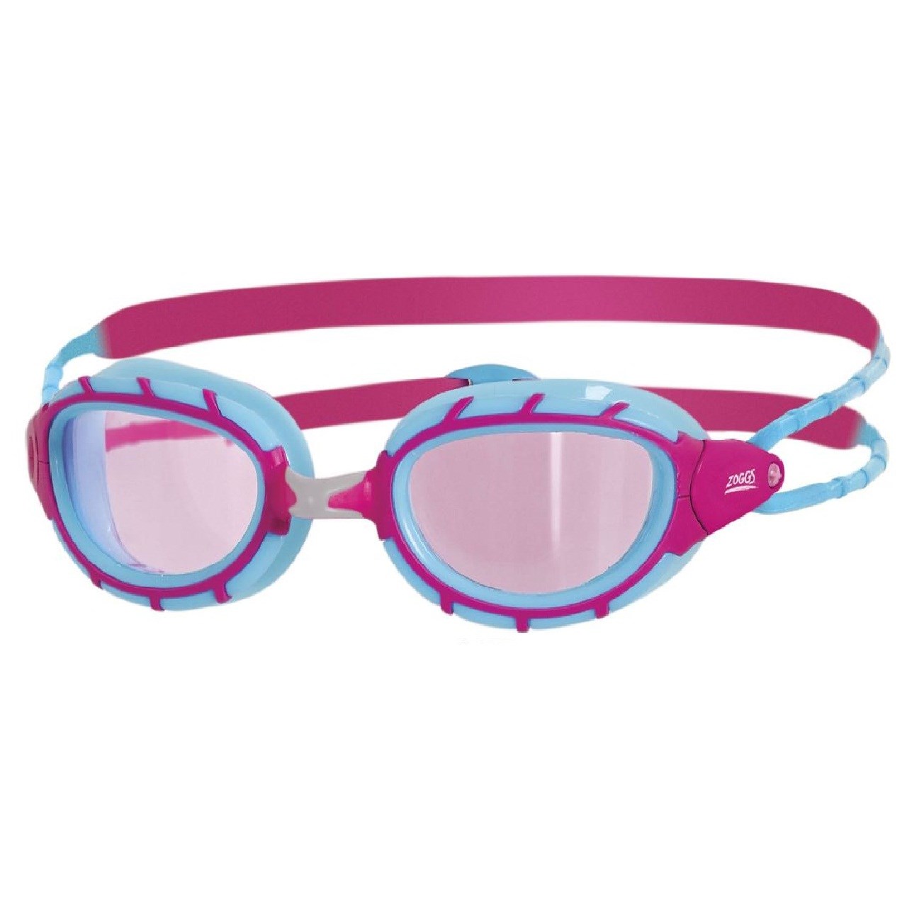 عینک شنای زاگز مدل Predator Small junior pink