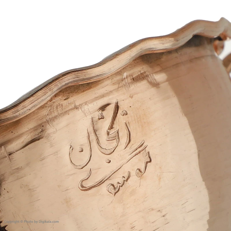 عکس شماره 3 : آجیل خوری مسی زنجان موسوی مدل سه پایه کد 010