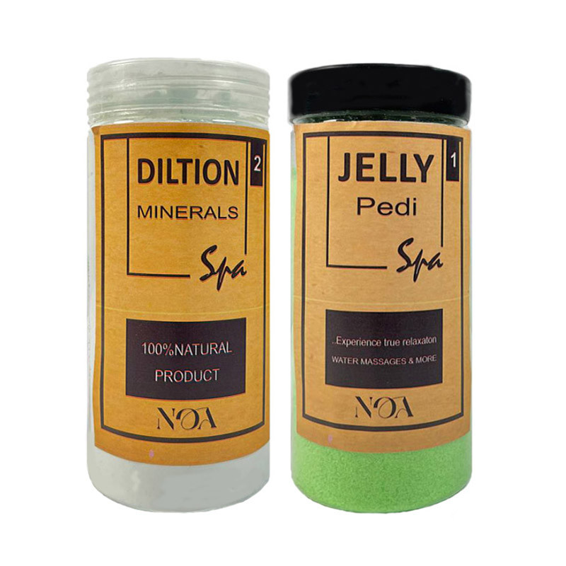 پدی ژل پدیکور نوآ مدل گرین اپل وزن 500 گرم به همراه حلال مینرال