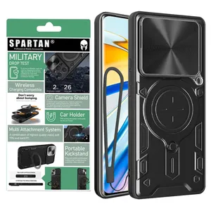 Spartan Magnet Ring Strap Cover for Xiaomi Poco F6 Pro 5G