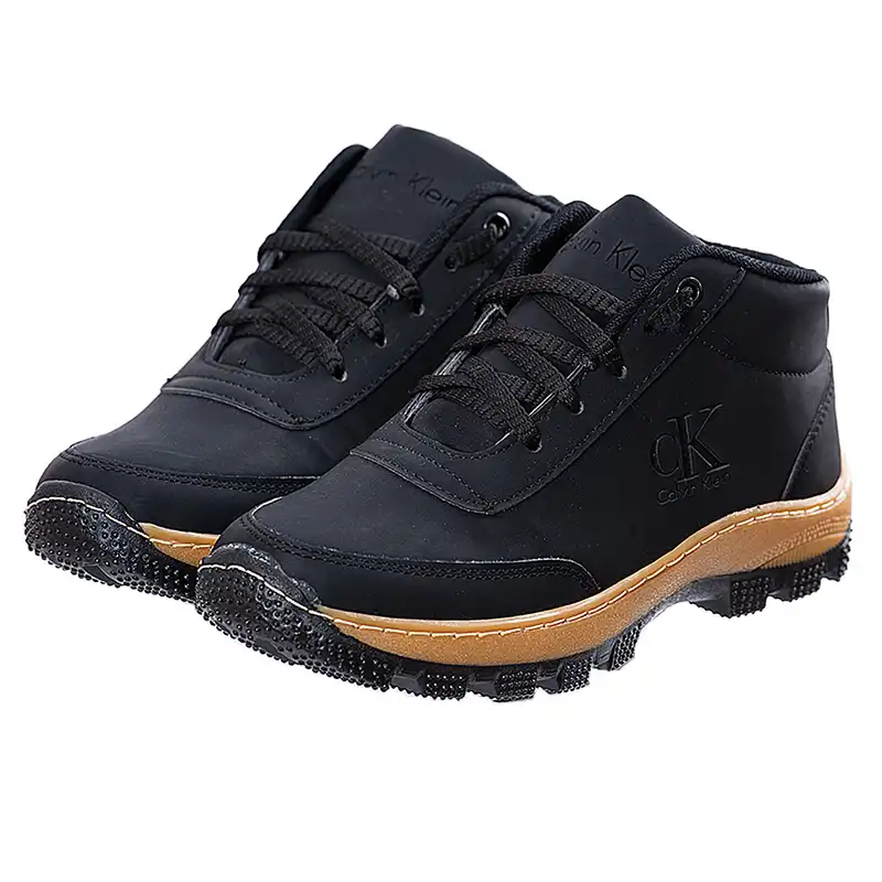 نیم بوت زنانه مدل 209008802 کوهستان طرح کلوین رنگ مشکی