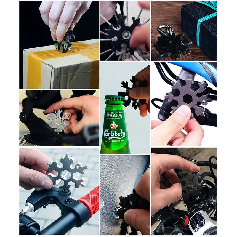 عکس شماره 19 : ابزار چندکاره هارمن مدل snow flake 18 in 1