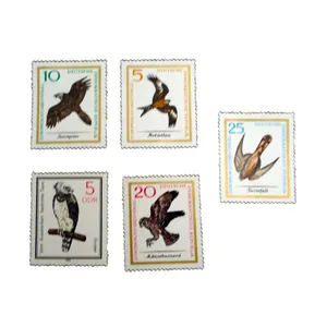 تمبر یادگاری مدل حیوانات کد bc-1657 مجموعه 5 عددی