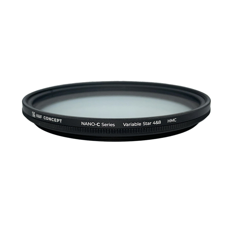 فیلتر لنز کی اند اف مدل VARIABLE STAR 4&8 HMC SLIM NANO-C - 72MM