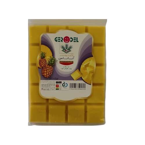 شکلات تخته ای با طعم آناناس گرودل -200 گرم