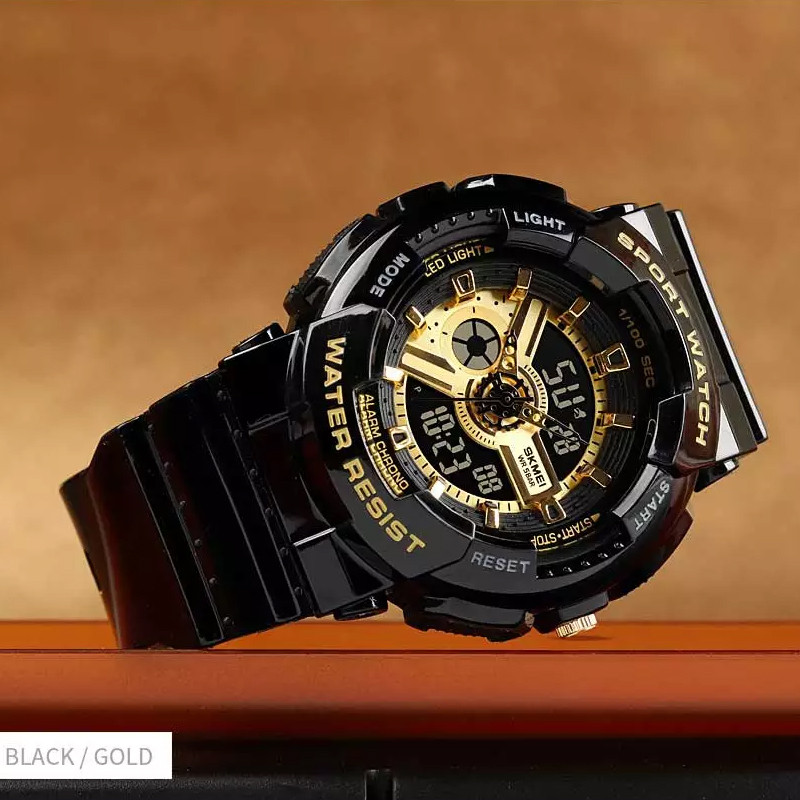 ساعت مچی عقربه ای اسکمی مدل 1689BKGD