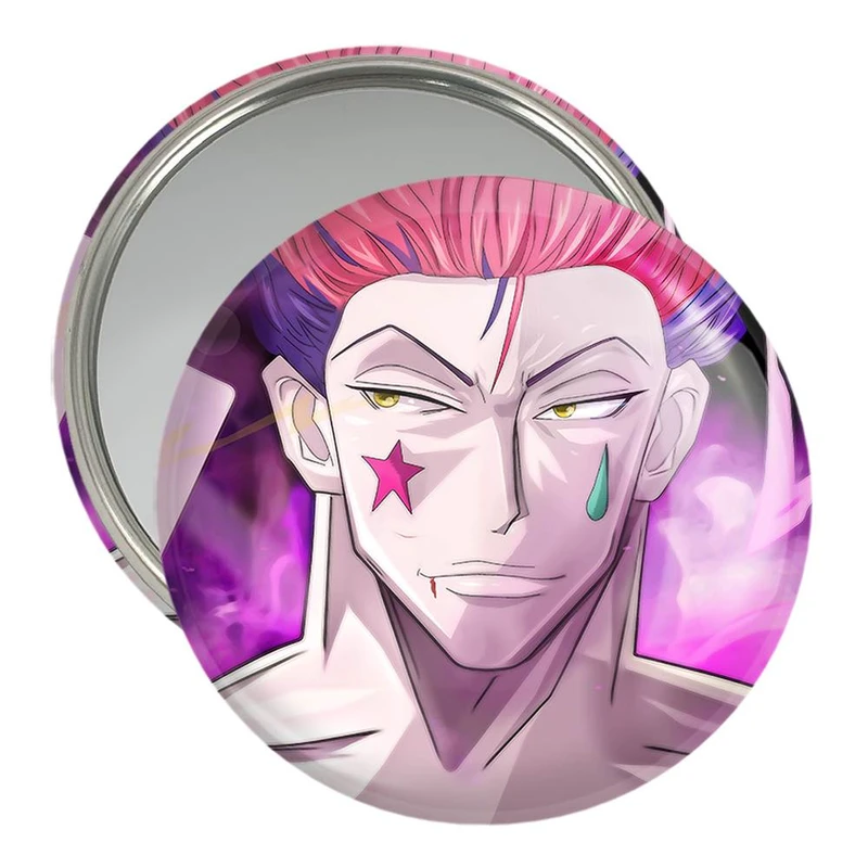 آینه جیبی خندالو مدل هیسوکا جوکر انیمه هانتر ایکس هانتر  Hunter × Hunter  کد 11952
