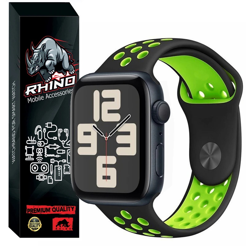 بند راینو مدل Nik Sport مناسب برای اپل واچ سری SE 2023 44 میلی متری