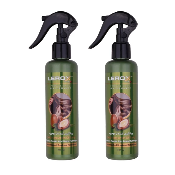 اسپری پیشگیری از موخوره لروکس مدل Express Repair حجم 200 میلی لیتر  مجموعه 2 عددی