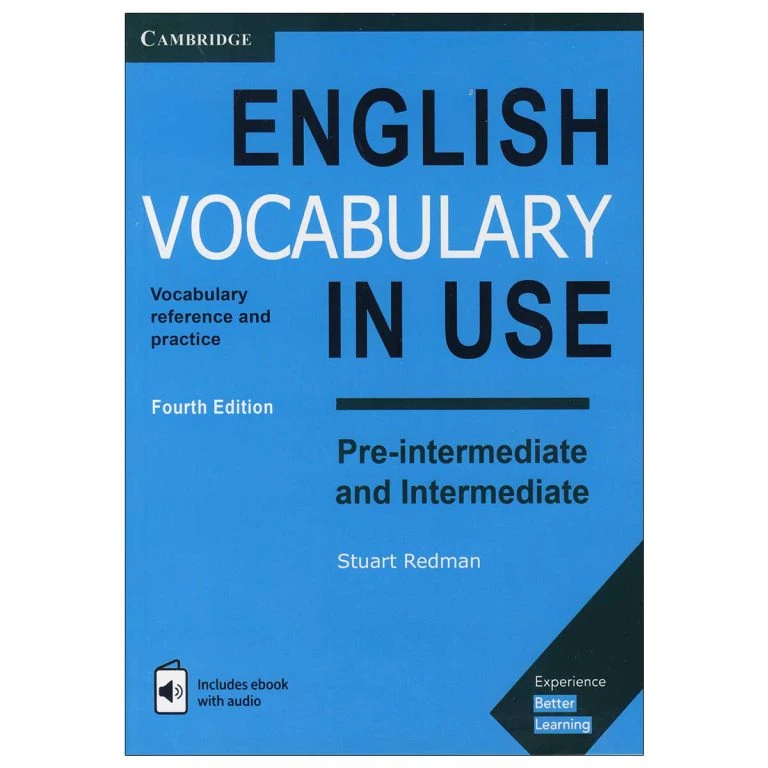 کتاب Vocabulary in Use English 4th Pre-Intermediate & Intermediate+CD اثر Stuart Redman انتشارات Cambridge