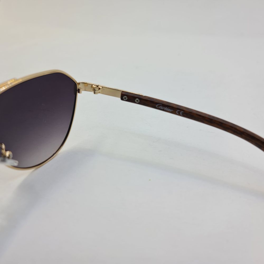 عینک آفتابی  مدل P1002 - DOD دسته چوبی -  - 8