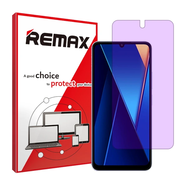 محافظ صفحه نمایش ضداشعه بنفش ریمکس مدل HyPRL مناسب برای گوشی موبایل شیائومی Poco C65