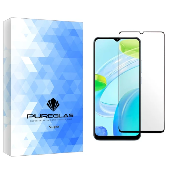 محافظ صفحه نمایش شیشه ای پیور گلس مدل NuGlas مناسب برای گوشی موبایل ریلمی C30
