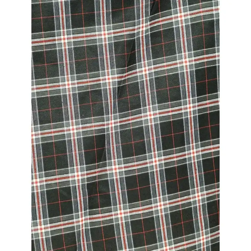 دامن نیم کلوش زنانه مدل چهارخانه  رنگ مشکی