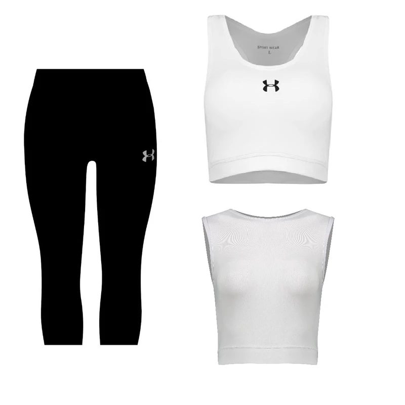 ست 3 تکه لباس ورزشی زنانه مدل 3101-1801-64