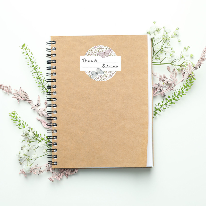 برچسب میو استیکر مدل نام و نام خانوادگی کالکشن مدرسه کد SHC05