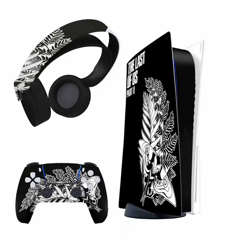 برچسب کنسول و دسته بازی و هدفون PS5 هاماگراف مدل لست آو آس بسته 4 عددی