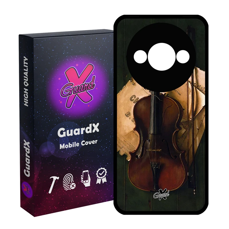 کاور گارد ایکس طرح ویولن مدل Glass10262 مناسب برای گوشی موبایل شیائومی Redmi A3 4G/ A3X 4G/ Poco C61