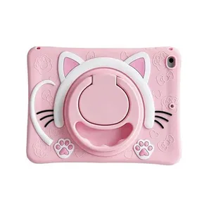 کاور طرح Cat Face کد 01 مناسب برای تبلت سامسونگ Galaxy Tab A9 plus