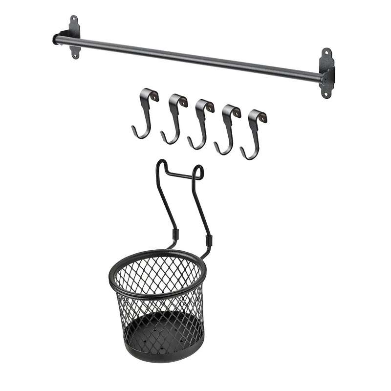 استند دیواری ایکیا مدل HULTARP--2000 به همراه جاقاشقی وقلاب