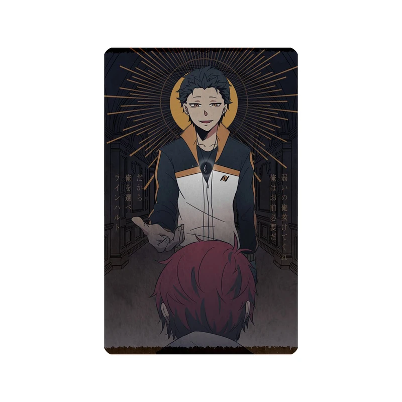 استیکر کارت مدل انیمه طرح ری زیرو ناتسوکی سوبارو کد 5523