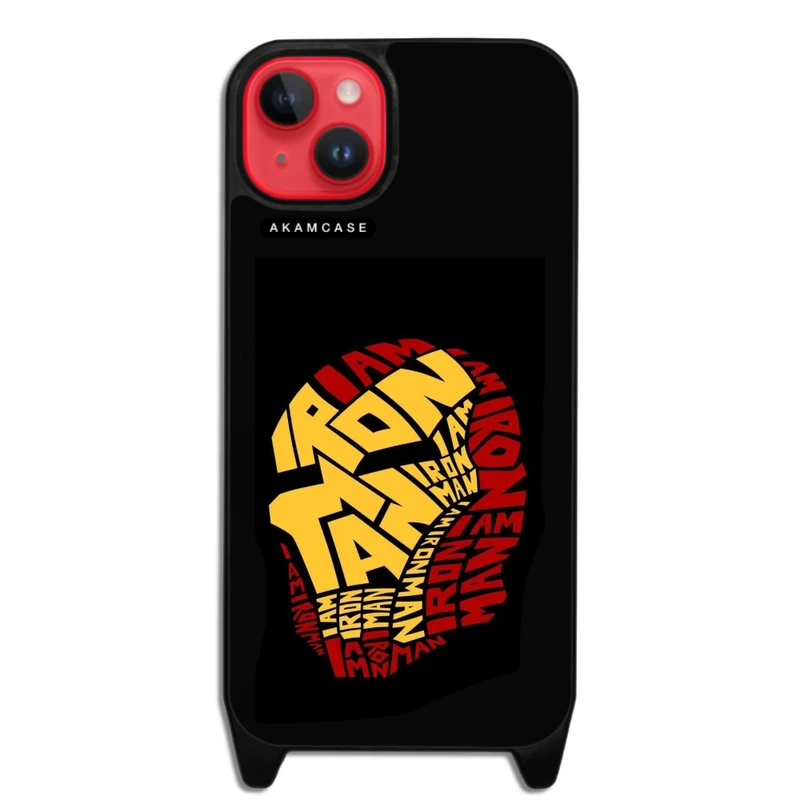 کاور آکام مدل AMCWLA14PLUS-IRON MAN3 مناسب برای گوشی موبایل اپل iPhone 14 Plus