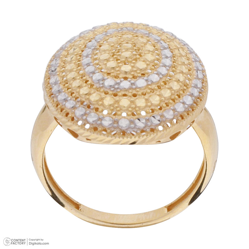 انگشتر طلا 18 عیار زنانه طلای مستجابی مدل 20163