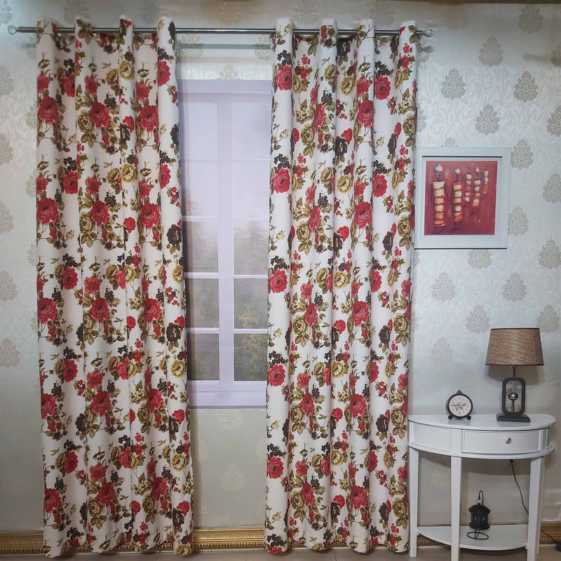 پرده کد e-246 سایز 140x280 سانتی متر 