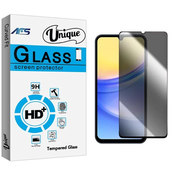 محافظ صفحه نمایش حریم شخصی ای اف اس مدل Unique2 مناسب برای گوشی موبایل سامسونگ Galaxy A16