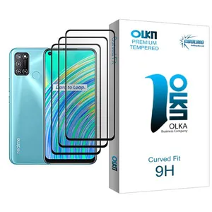 Cooling Olka Glass MIX003 Screen Protector For Realme C17 Pack Of 3