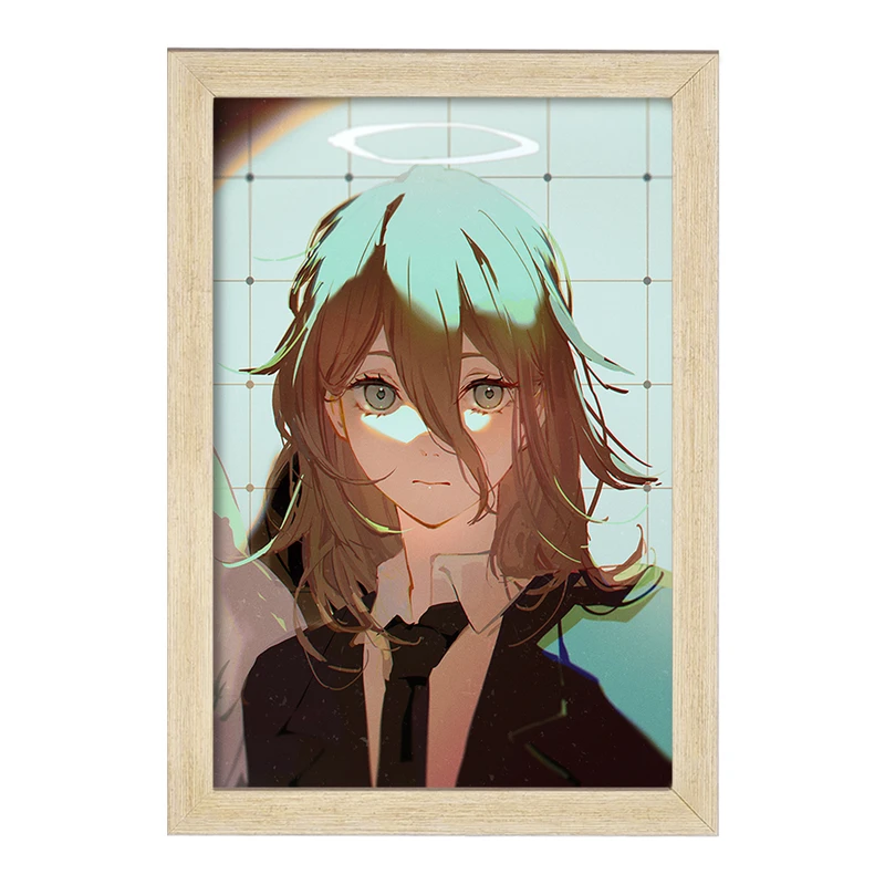 تابلو خندالو مدل انجل انیمه مرد اره ای Chainsaw Man  کد 22332