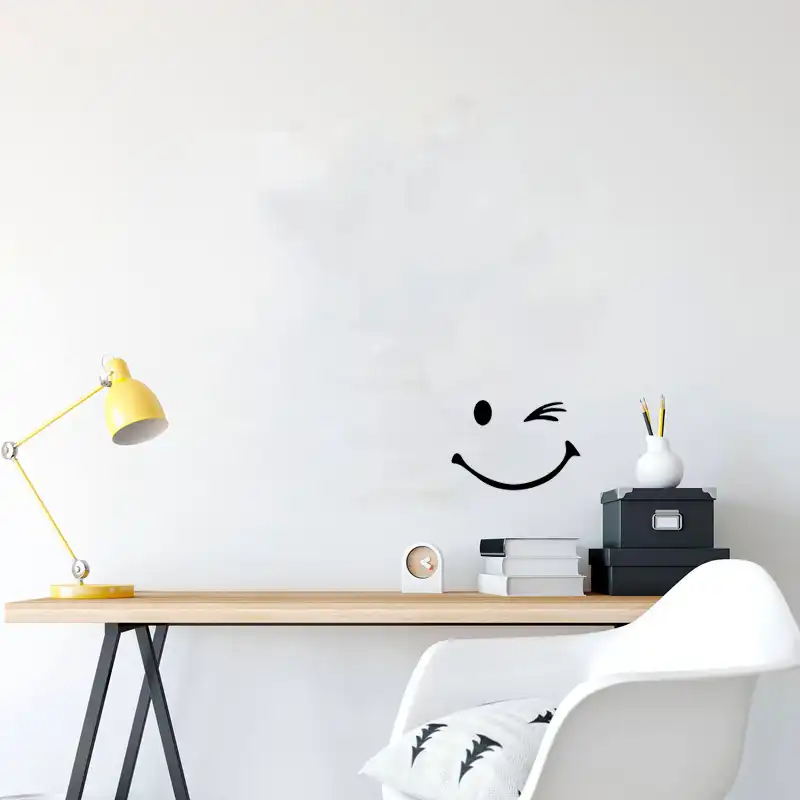 استیکر اتاق طرح smile کد b264