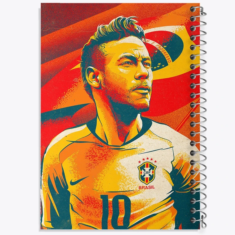 دفتر شطرنجی 50 برگ خندالو مدل نیمار جونیور کد F199