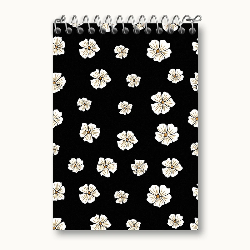 دفتر یادداشت 50 برگ خندالو مدل گل گلی کد N1287