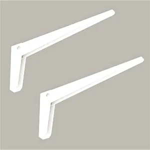 پایه نگهدارنده طبقه دیواری مدل 350 تاشو بسته 2 عددی